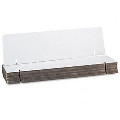 Pacon Spotlight Corrugated Presentation Headers Display, 36 x 9 1/2, White, 24/Carton PAC3761