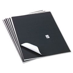 Pacon Tandem Tones Poster Board, 14 pt., 22 x 28, Black/White, 25 Sheets/Carton PAC54361