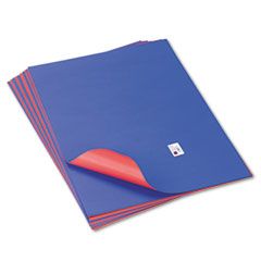 Pacon Tandem Tones Poster Board, 14 pt., 22 x 28, Blue/Red, 25 Sheets/Carton PAC54371
