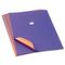 Pacon Tandem Tones Poster Board, 14 pt., 22 x 28, Purple/Orange, 25 Sheets/Carton PAC54401