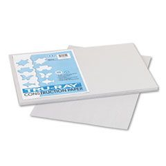 Pacon Tru-Ray Construction Paper, 76 lbs., 12 x 18, Gray, 50 Sheets/Pack PAC103059
