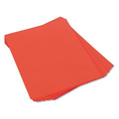 Pacon Tru-Ray Construction Paper, 76 lbs., 18 x 24, Orange, 50 Sheets/Pack PAC103066