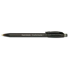 Paper Mate ComfortMate Ballpoint Retractable Pen, Black Ink, Fine, Dozen PAP6380187
