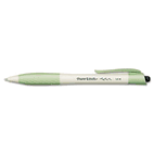 Paper Mate Earth Write Biodegradable Retractable Ballpoint Pen, Black Ink, Medium, Dozen PAP1757529