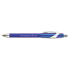 Paper Mate FlexGrip Elite Ballpoint Retractable Pen, Blue Ink, Medium, Dozen PAP85581