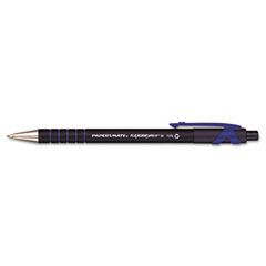 Paper Mate FlexGrip Ultra Recycled Ballpoint Retractable Pen, Blue Ink, Medium, Dozen PAP1749937