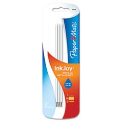 Paper Mate InkJoy Ballpoint Pen Refill, Medium, Blue, 3/Pk PAP1807422