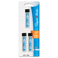 Paper Mate Lead Refills, 0.5mm, HB, Black, 3 Tubes of 35, 105/Pack PAP66400PP
