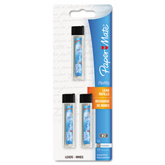 Paper Mate Lead Refills, 0.7mm, HB, Black, 3 Tubes of 35, 105/Pack PAP66401PP
