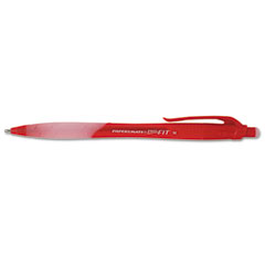 Paper Mate Pro-FIT Ballpoint Retractable Pen, Red Ink, Medium, Dozen PAP70738