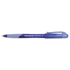 Paper Mate Pro-FIT Ballpoint Stick Pen, Blue Ink, Medium, Dozen PAP70710