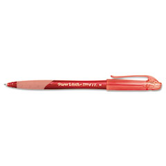 Paper Mate Pro-FIT Ballpoint Stick Pen, Red Ink, Medium, Dozen PAP70711