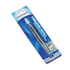 Paper Mate Refill for Aspire, PhD, PhD Ultra Ballpoint, Fine, Blue Ink, 2/Pack PAP4312431PP