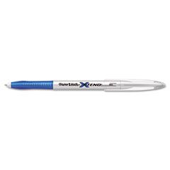 Paper Mate X-tend Ballpoint Stick Pen, Blue Ink, Medium, Dozen PAP25303