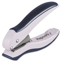 PaperPro 10-Sheet Capacity One-Hole Punch, Rubber Handle, Gray ACI2402