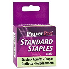 PaperPro Half Strip Standard Office Staples, 5,000/Box ACI1905