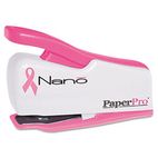 PaperPro Nano Miniature Stapler, 12-Sheet Capacity, Pink ACI1888