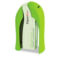 PaperPro Paper Pro StandOut Stapler, 15-Sheet Capacity, Green ACI1453