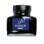 Parker Super Quink Permanent Ink for Parker Pens, 2 oz Bottle, Blue/Black PAR3007100