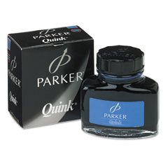 Parker Super Quink Washable Ink for Parker Pens, 2 oz Bottle, Blue PAR3006100