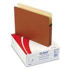 Pendaflex 1 3/4 Inch Expansion File Pocket, Manila/Red Fiber, Letter, 25/Box ESS1514COX