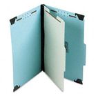 Pendaflex 2" Expansion Pressboard Hanging Folder, Legal, Four-Section, Blue ESS59351