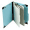 Pendaflex 2" Expansion Pressboard Hanging Folder, Letter, Six-Section, Blue ESS59252