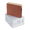 Pendaflex 3 1/2 Inch Expansion File Pocket, Manila/Red Fiber, Letter, 25/Box ESS1524EOX