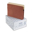 Pendaflex 3 1/2 Inch Expansion File Pocket, Manila/Red Fiber, Letter, 25/Box ESS1524EOX