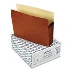 Pendaflex 5 1/4 Inch Expansion File Pocket, Manila/Red Fiber, Letter, 10/Box ESS1534GOX