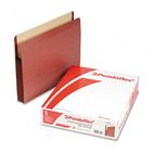 Pendaflex 5 1/4 Inch Expansion File, Straight Cut, Red Fiber/Manila, Letter, 5/Box ESS85545