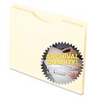 Pendaflex Antimicrobial Reinforced File Jacket, Flat, Letter, Manila, 100/Box ESS22022