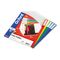 Pendaflex Clear Poly Index Folders, Letter, Assorted Colors, 10/Pack ESS50981