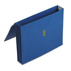 Pendaflex Colored Poly Wallet, 3 1/2 Inch Expansion, 11 3/4 x 9 1/2, Dark Blue ESS14171
