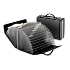 Pendaflex Document Carrying Case, PVC, 4-5/8 x 13-1/8 x 10-1/4, Smoke ESS01132
