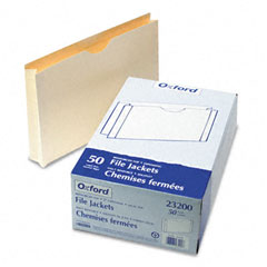 Pendaflex Double-Ply Tabbed File Jacket with Two Inch Expansion, Legal, Manila, 50/Box ESS23200