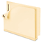 Pendaflex Double Stuff Laminated End Tab, 2 Fasteners, Letter, Straight Tab, Manila 50/BX ESS13165