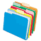 Pendaflex DoubleStuff File Folders, 1/3 Cut, Letter, Assorted, 50/Pack ESS54460