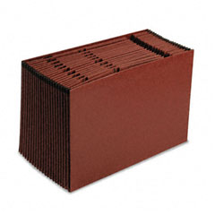 Pendaflex Earthwise EarthWise Recycled A-Z Expanding File, 21 Pockets, Red Fiber, Legal, Red ESSER19A