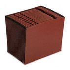 Pendaflex Earthwise EarthWise Recycled A-Z Expanding File, 21 Pockets, Red Fiber, Letter, Red ESSER17A