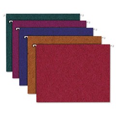 Pendaflex Earthwise Envirotec Recycled Colored Hanging File Folders, Letter, Assorted, 20/Box ESS35117