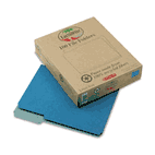 Pendaflex Earthwise Recycled File Folders, 1/3 Cut Top Tab, Letter, Blue, 100/Box ESS04302