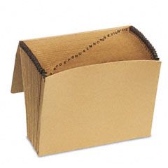Pendaflex Essentials Essentials A-Z Expanding File, 21 Pockets, Kraft, Letter, Brown ESSK17AOX