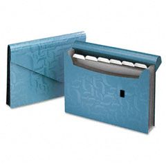 Pendaflex Essentials Essentials Expanding File, Seven Pockets, Poly, 13 1/2 x 9, Blue ESS01158