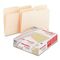 Pendaflex Essentials File Folders, 1/2 Cut, Top Tab, Letter, Manila, 100/Box ESS75212