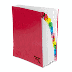 Pendaflex Expandable Desk File, 1-31 Index, Letter Size, Acrylic-Coated PressGuard, Red ESS11014
