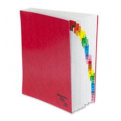 Pendaflex Expandable Desk File, 1-31 Index, Letter Size, Acrylic-Coated PressGuard, Red ESS11014