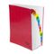Pendaflex Expandable Desk File, 1-31 Index, Letter Size, Acrylic-Coated PressGuard, Red ESS11014