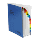 Pendaflex Expandable Desk File, A-Z Index, Letter Size, Acrylic-Coated PressGuard, Blue ESS11015