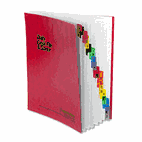 Pendaflex Expandable Desk File, A-Z Index, Letter Size, Acrylic-Coated PressGuard, Red ESS11017